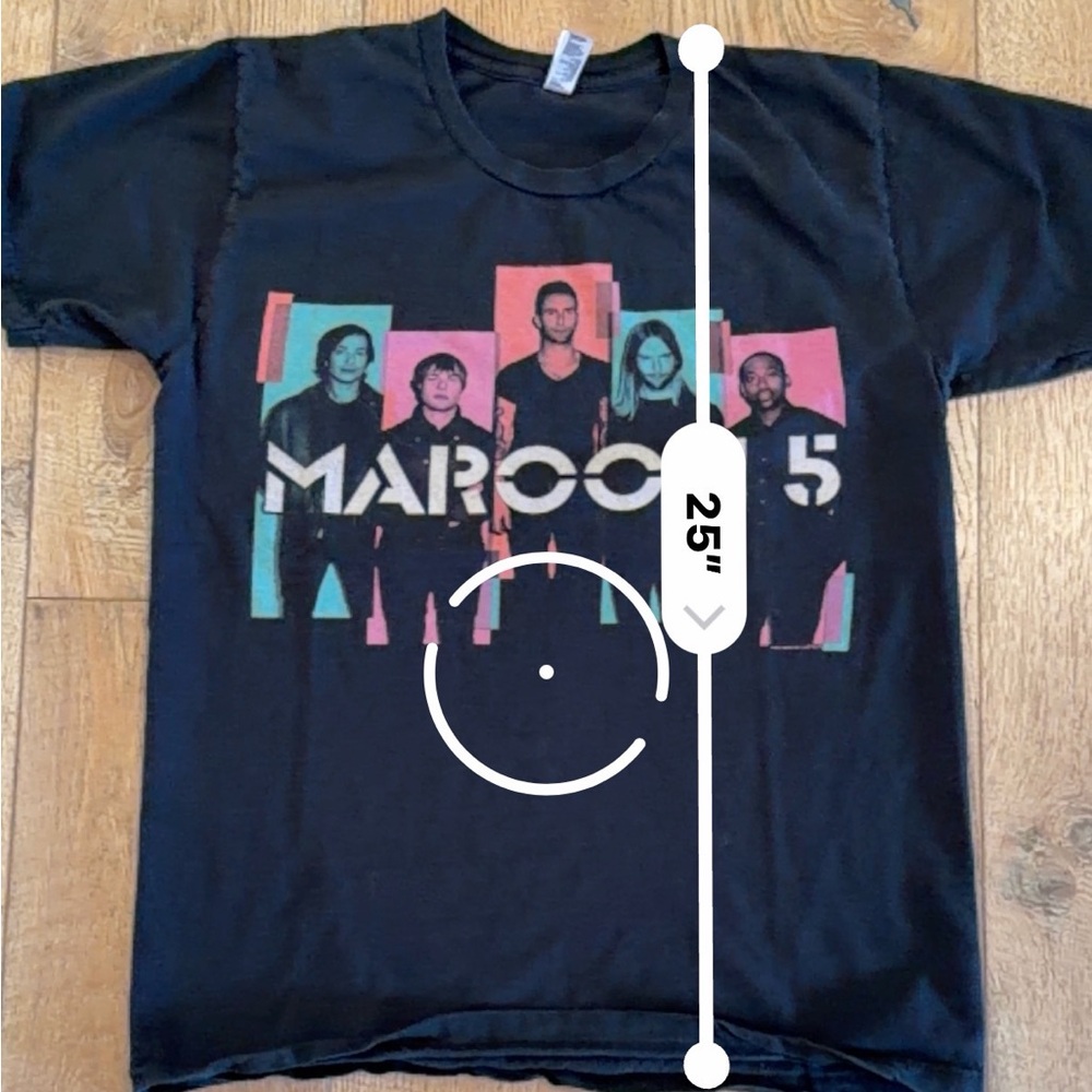 Maroon 5 Graphic Band Tee - Black vintage band t-shirt - Picture 2 of 5